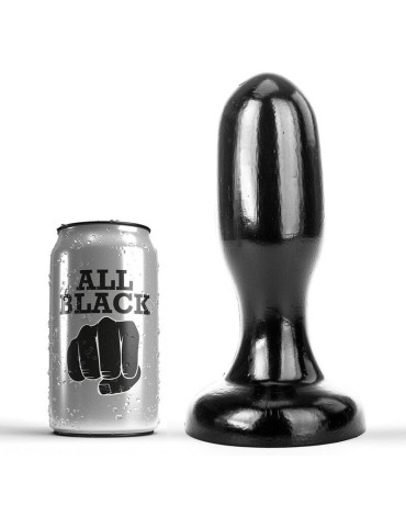 plug anal tout noir 19,5cm