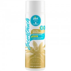 pjur spa lotion de massage vanille parfumée vanille 200 ml