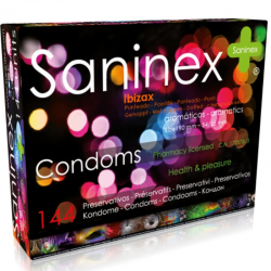 préservatifs saninex préservatifs ibizax 144 unités