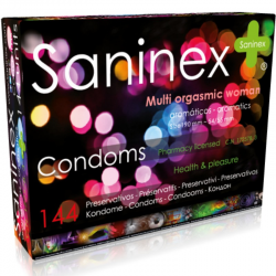 préservatifs femme multiorgasmique saninex 144 unités