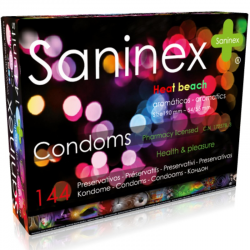 préservatifs saninex heat beach 144 unités