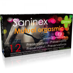 saninex préservatifs aromatiques orgasme mutuel 12 unités