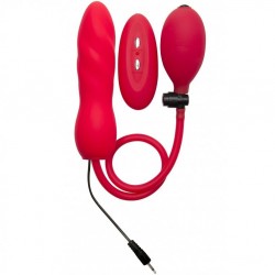 ouch gonflable pénis vibromasseur silicone rouge 14 cm