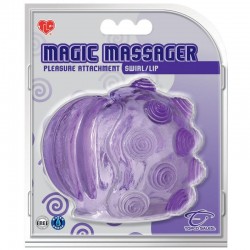 tête de tourbillon violet topco pour masseurs magiques