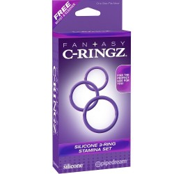 fantasy c-ringz 3 anneaux en silicone endurance s