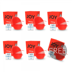 jamyjob egg masturbateur discret version rouge joy 5 + 1 gratuit