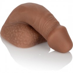 emballage pénis silicone pénis 12.75cm marron