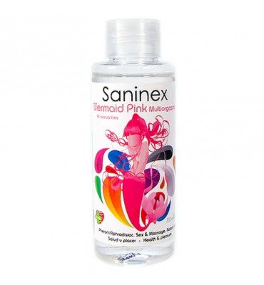 huile de massage sirène rose saninex 100 ml