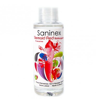 huile de massage sirène rouge saninex 100 ml