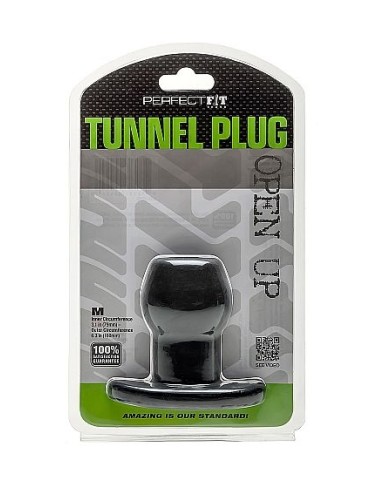 perfect fit plug tunnel silicone noir m
