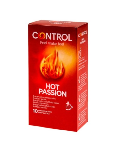 contrôle des préservatifs à effet de chaleur passion chaude 10 unités