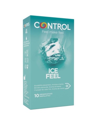 control ice feel préservatifs effet froid 10 unités
