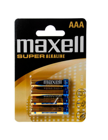 maxell pile super alcaline aaa lr03 blister * 4