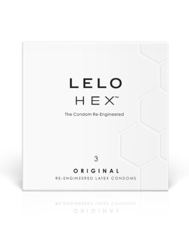 boîte de préservatif hexagonale lelo 3 unités
